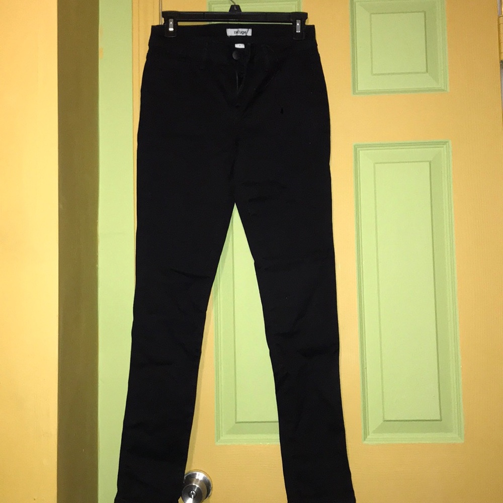 Charlotte Russe Refuge Black Jeggings